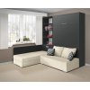 SOFA VS 21075 BEŽ ZAVŘENÁ ANTRACIT