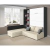 SOFA VS 21075 BEŽ ZAVŘENÁ ANTRACIT BW