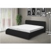 Bett Seina NEW mit MOT Öffnung des Stauraums EKO Leder schwarz