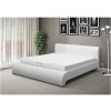 Bett Seina NEW mit MOT Öffnung des Stauraums EKO Leder weiß