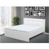Bett Markéta mit mechanischer Öffnung des Stauraums weiß