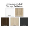 Laminatmuster der Chicago Eckbank