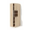 Eckregalschrank 701 Sonoma Eiche Hell - Offen