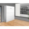 Schrankbett mit Lamelen VS1054 200x140 cm Weiss