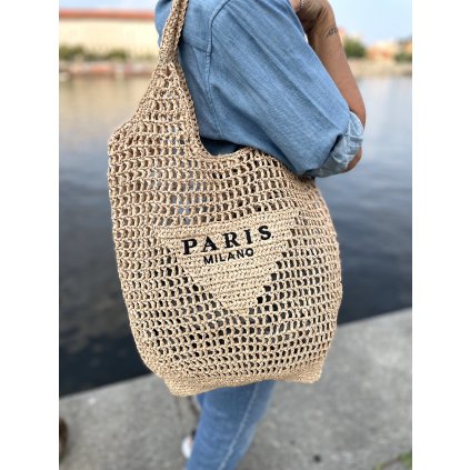 Plážová taška SHOPPER Paris/Milano
