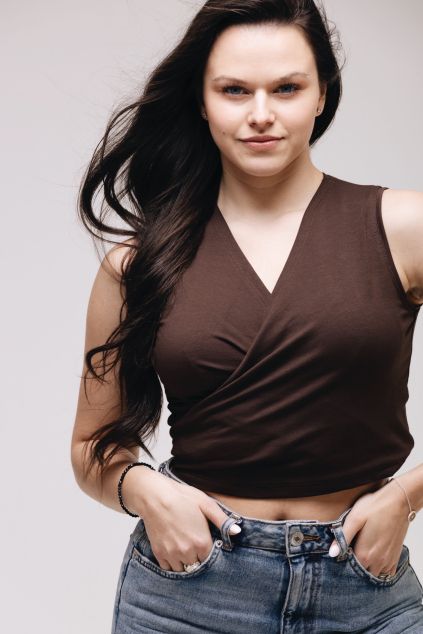 WRAP TOP CHOCOLATE 6