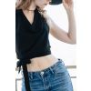BLACK INFINITY TIE TOP 1