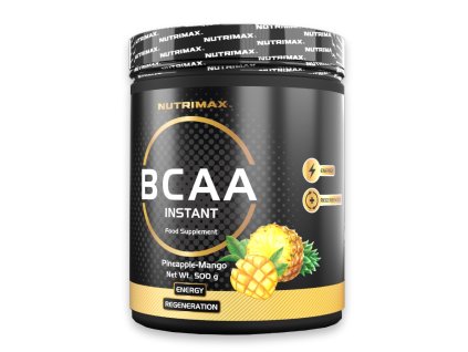 NutriMax 2:1:1 BCAA Instant, 500 g Příchuť: Mango/Ananas (Příchuť Mango/Ananas)