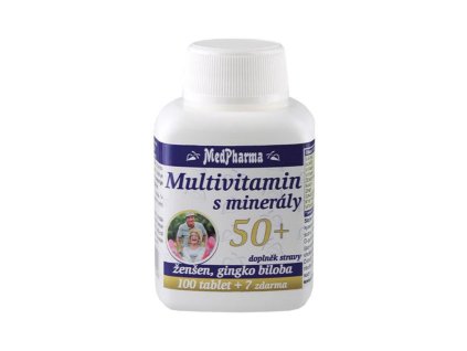 MedPharma Multivitamín s minerálmi 50+ 107 toboliek
