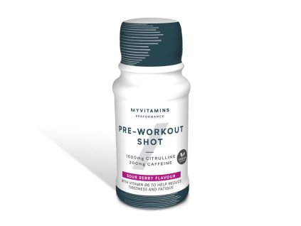 MyProtein Pre-Workout Shot, 60 ml Příchuť: Sour Berry