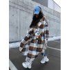 TEDDY CHECK COAT