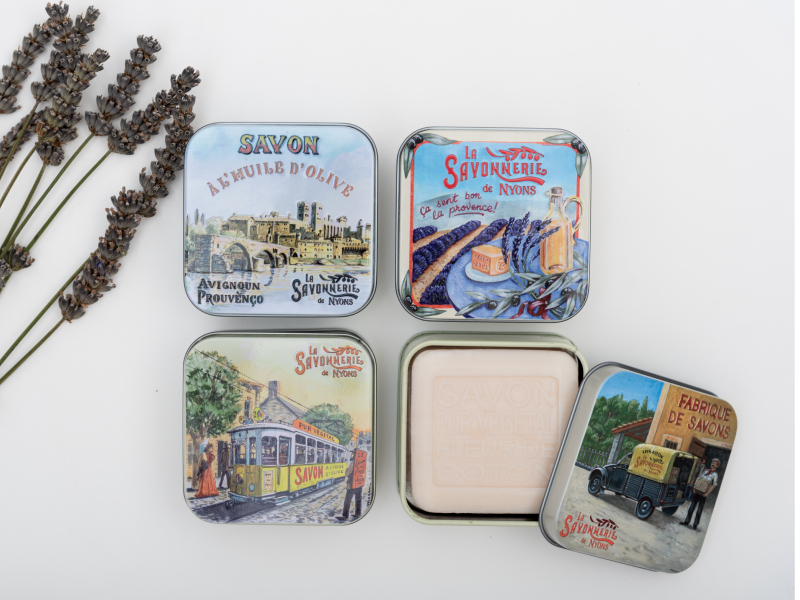 La Savonnerie de Nyons – provensálský příběh v každé plechové krabičce