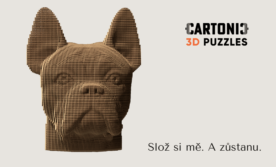 slož si mě 3D Puzzle Bulldog