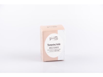 Tuhý šampon 100g – Bílý jíl, BIO aloe vera a bambucké máslo, La Savonnerie de Nyons