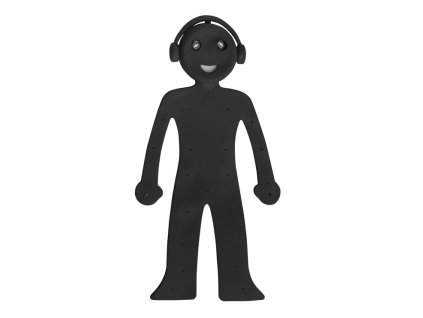 LED lampička na čtení Android, černá, Balvi