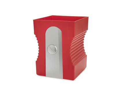 Odpadkový koš Sharpener, červený, tvar ořezávátka, Balvi