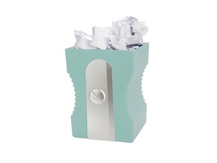 Odpadkový koš Sharpener, světle modrý, tvar ořezávátka, Balvi