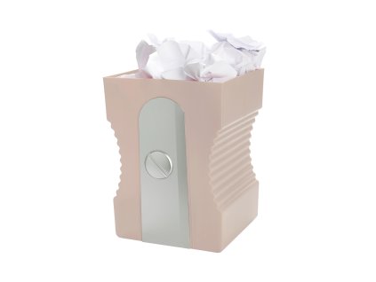 Odpadkový koš Sharpener, růžový, tvar ořezávátka, Balvi