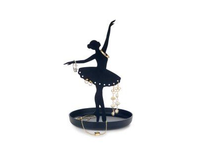 200699 sperkovnice balerina cerny kovovy stojanek na sperky balvi