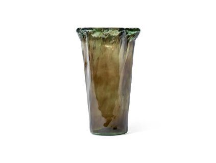 Skleněná váza Vitro Green 21,5 × 35 cm, Mercury