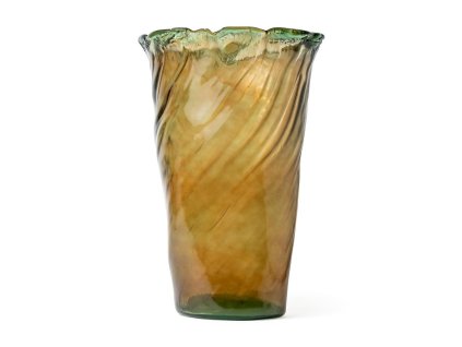 Skleněná váza Vitro Green 32 × 50 cm, Mercury