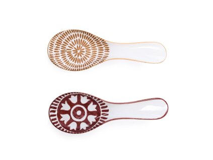 Porcelánový odkladač na vařečku 26 × 9 × 2,5 cm, Mercury