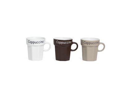Porcelánový hrnek na cappuccino 230 ml, mix barev, Mercury
