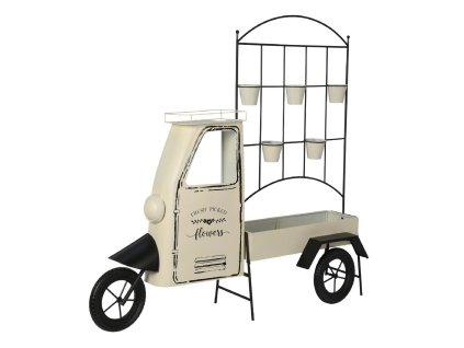 Dekorativní stojan na květiny Bee z kovu 154 × 33 × 152 cm, Mercury