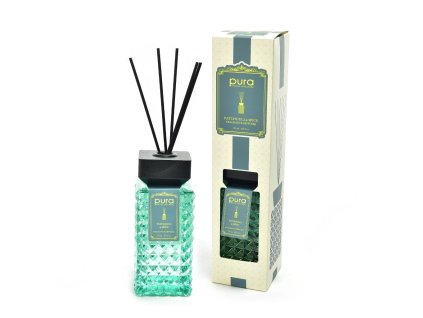 Aroma difuzér s tyčinkami 250 ml, vůně Patchouli & Spice, PURA