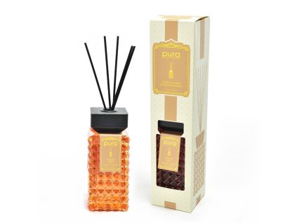 Aroma difuzér s tyčinkami 250 ml, vůně Vanilla & Fig, PURA