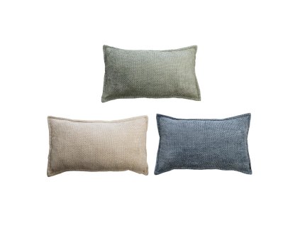 Dekorativní látkový polštář 30 × 50 cm, mix barev, Mercury