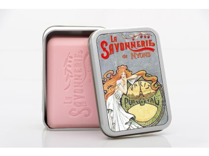 Mýdlo 200 g růže v plechové dóze – Mucha 2