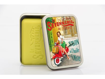 Mýdlo 200 g verbena v plechové dóze – Vespa