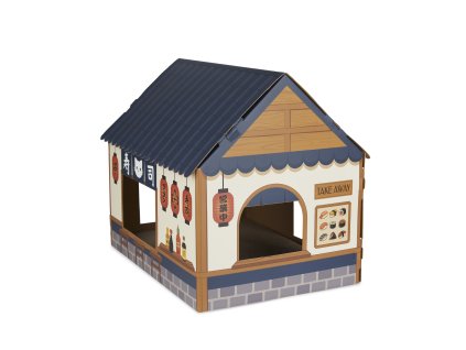 Kočičí domek a škrabadlo „Sushi Bar“, Balvi