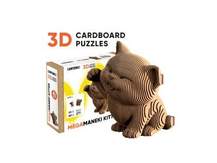 3D Puzzle Cartonic MEGA MANEKI KITTEN