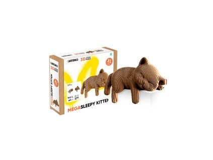 3D Puzzle Cartonic MEGA SLEEPY KITTEN