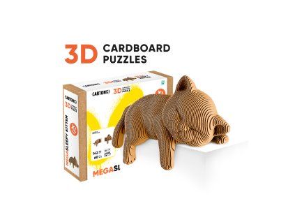 3D Puzzle Cartonic MEGA SLEEPY KITTEN