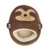 190428 3 zahrivac nohou sloth bez elektriny hnedy polyester balvi