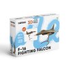 3D Puzzle skládačka Cartonic F-16 z eko-kartonu
