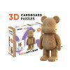 XL 3D puzzle MEGA ARTY BEAR z eko-kartonu