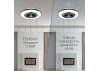 Stropní ventilátor se světlem 11056BR Vega, černá - zpětný chod v zimě