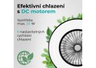 Stropní ventilátor se světlem 11056BR Vega, černá - DC motor