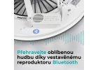 Stropní ventilátor se světlem 11056BR Vega, černá - bluetooth