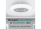 Stropní ventilátor Calllisto - Stropní ventilátor a osvětlení 2v1