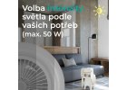 Noaton 11055W Callisto, bílá - intenzita světla