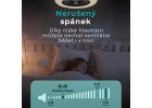 Stropní ventilátor se světlem, Callisto, černá -nízká hlasitost
