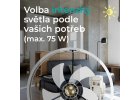 Noaton 16050B Atria, černá - funkce stmívání