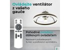 Noaton 16050B Atria, černá - dálkové ovládání