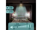Noaton 15132BD Zoya, tmavě hnědá, stropní ventilátor se světlem - tichý