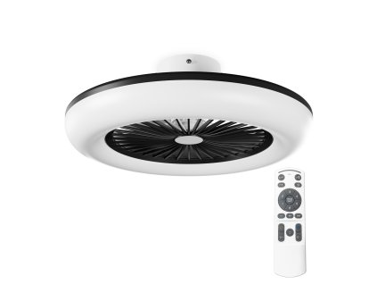 Stropní ventilátor se světlem, Callisto, černá - hlavní